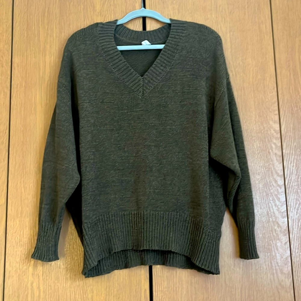 Green sweater